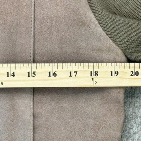 Burdines‎ Florida Vintage Men's Brown Suede Sweater Jacket Size Medium - Picture 6 of 8